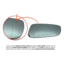 Lente Espelho Retrovisor Bmw 320i 21 22 G20 Sensor Direito