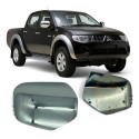 Capa Retrovisor L200 Triton / Pajero Dakar  08/13 Cromada Ld