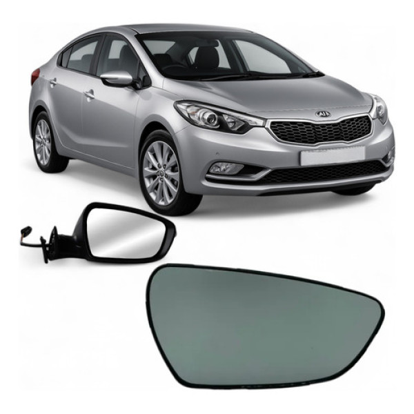 Lente Com Base Retrovisor Cerato 14/18 Direito (carona)