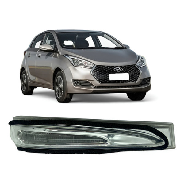 Lente Pisca Seta Retrovisor Hyundai Hb20 13 A 19 Direito