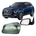 Lente Com Base Espelho Retrovisor Creta 22 23 24 25 Esquerdo