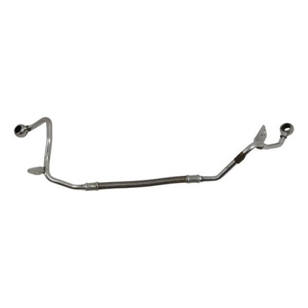 Tubo Cano De Óleo Da Turbina Do Motor Audi A3 1999 A 2006 Prateado