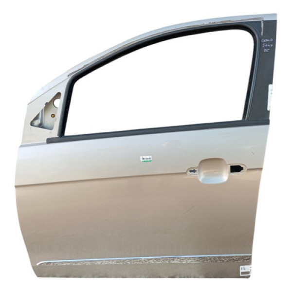 Porta Dianteira Esquerda Fiat Grand Siena 2012 A 2019 Dianteira Esquerdo Bege