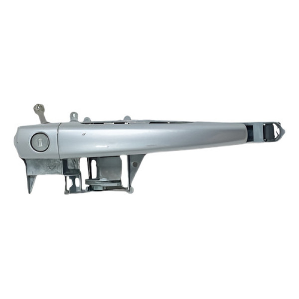Maçaneta Externa Dianteira Esquerda Citroen C4 2008 A 2010 Prata Dianteira