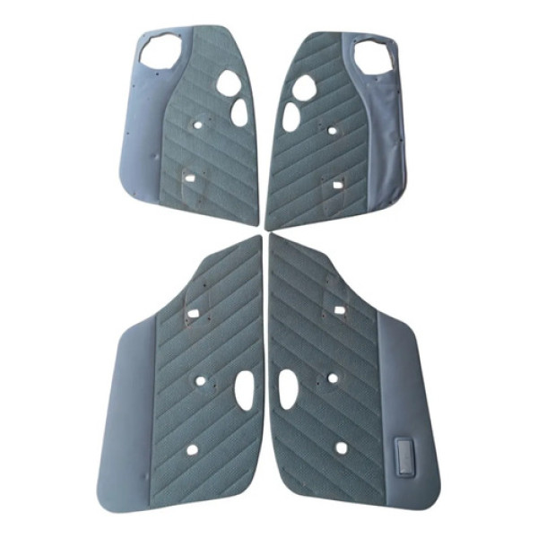 Jogo Forro De Porta Fiat Palio 1996 A 1999 Detalhes Cinza Verde