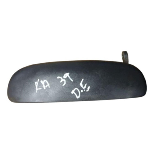 Maçaneta Externa Dianteira Esquerda Ford Ka 99 A 2001 Preto Dianteira