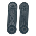 Manivela Vidro Dianteiro Par Gm Agile Corsa Montana  Preto