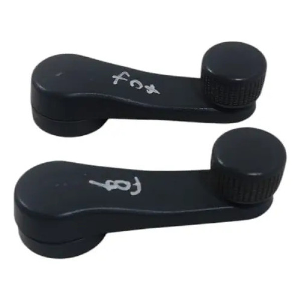 Par Manivela Vidro Gol Fox Polo G2 G3 G4 G5 1995 A 2013 Preto