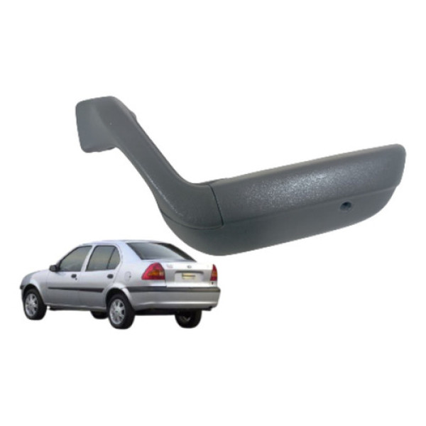 Puxador Porta Lado Direito Ford Fiesta 2001/2002 Original  Cinza