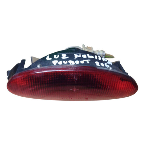 Lanterna Neblina Peugeot 206 99/10 Original Vermelha Ambos Lados Vermelho