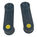 Par Manivela Vidro Gm Celta Corsa 2000 A 2015 Prisma 07/11 Preto