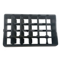 Grade Tela Difusor De Ar Central Fiat Uno 1989 A 1994