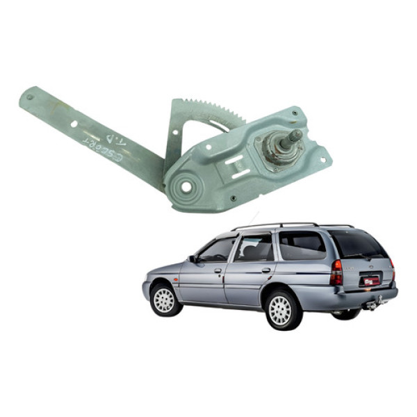 Máquina Vidro Manual Traseiro Direito Escort Perua 1997/2003