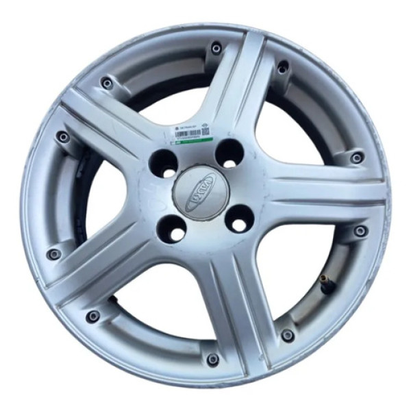 Roda De Liga Leve Aro 14 Toyota Corolla 2003 A 2008 Prata