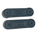 Manivela Vidro Dianteiro Par Gm Agile Corsa Montana  Preto