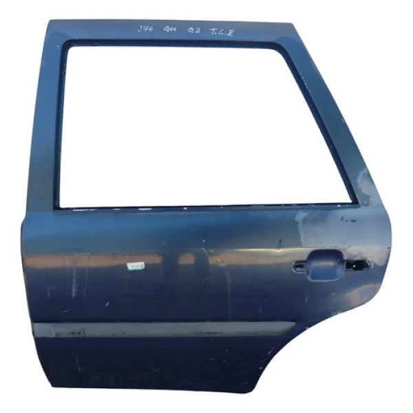Porta Traseira Esquerda Gol G3 4 Portas Original Traseira Esquerda Azul-escuro