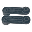 Manivela Vidro Dianteiro Par Gm Agile Corsa Montana  Preto