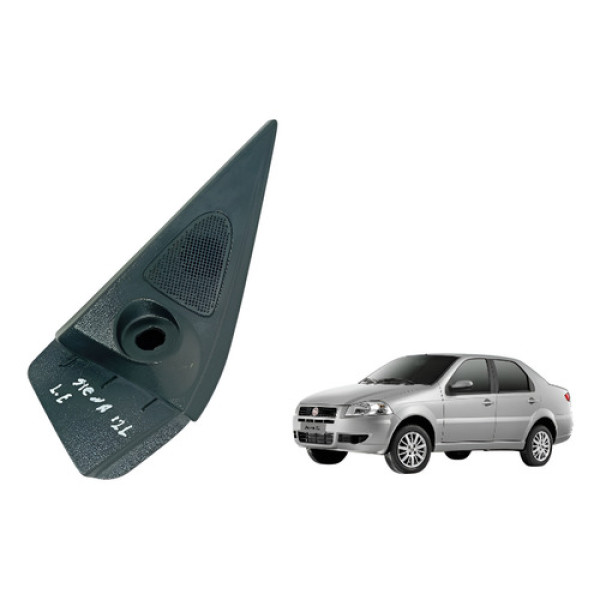 Moldura Interna Retrovisor Esquerdo Siena 2010 A 2016 Preto