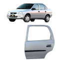 Porta Traseira Esquerda Corsa Classic 1997 A 2010 Traseira Esquerdo Prata