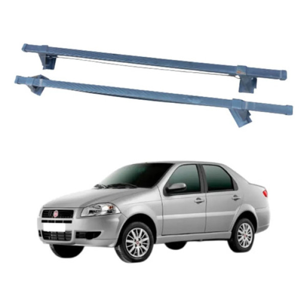 Rack De Teto Siena Fiat Siena 2009 A 2015 Preto