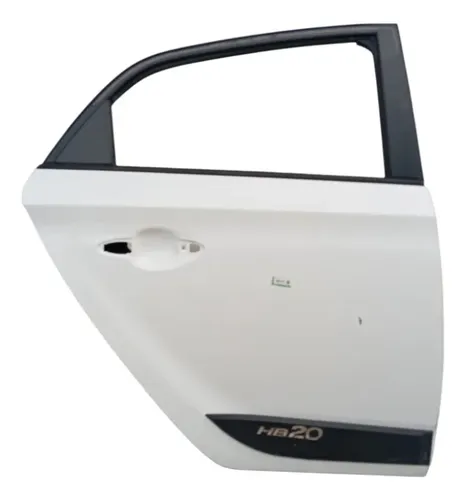 Porta Traseira Direita Hb20 Hatch 2013 A 2019 Traseira Direito Branco