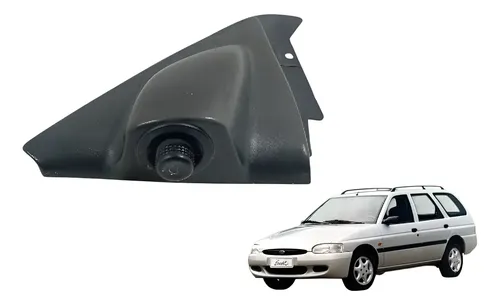 Moldura Interna Retrovisor Esquerdo Escort 1997/2000 Preto