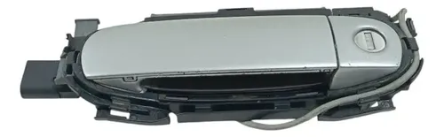 Maçaneta Externa Porta Dianteira Esquerda Audi A3 1999/2006 Prata Dianteira