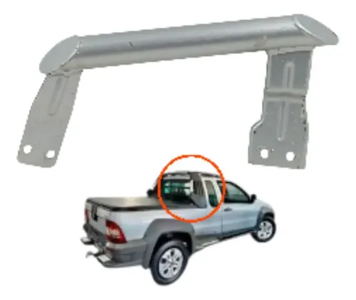 Tubo Rigido Rack Strada Adventure Direito 51825552 Prata