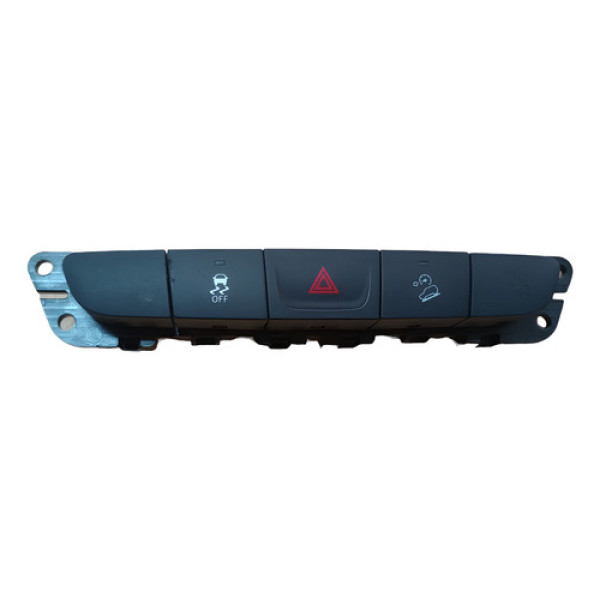 Botão Comando Pisca Alerta Fiat Toro 2017 Preto