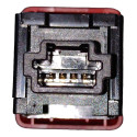 Botão De Alerta Nissan Kicks 2022 Preto