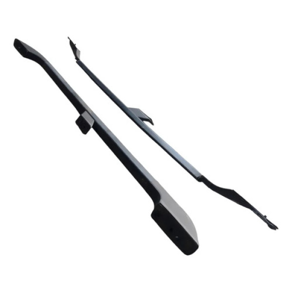 Par Rack Teto Hilux Sw4 2009 Com Detalhe  Preto