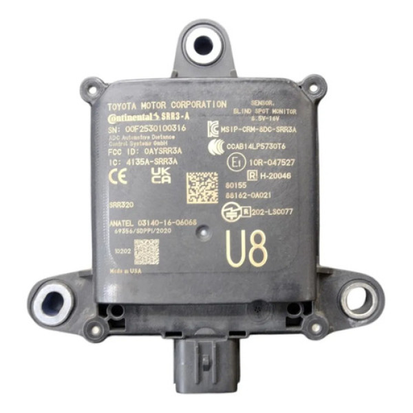 Sensor Ponto Cego T.e Corolla Cross 1.8 Hybrid 2025 