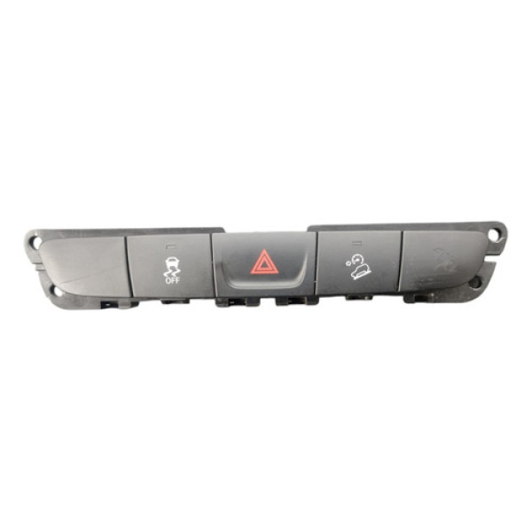 Botão Comando Pisca Alerta Fiat Toro 2020 Preto