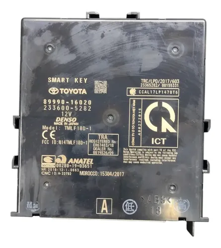 Módulo Central Smart Key Corolla Cross 1.8 Híbrido 2024