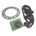 Kit Transmissão Aço 1045   Xre 300 2009 2010 2011 2012 2023 Preto