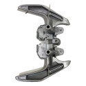 Alça Traseira Honda Biz 125 21/22 Lado Esquerdo/direito Prateado