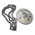 Kit Transmissão 428h 118 Mhx Titan 150 2004 2005 2006 2015 Preto