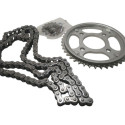 Kit Transmissão 428h 118 Mhx Titan 150 2004 2005 2006 2015 Preto