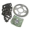 Kit Transmissão Transmissão Aço 1045   Titan Fan 160 2022 Preto