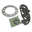 Kit Transmissão Aço 1045   Xre 300 2009 2010 2011 2012 2023 Preto