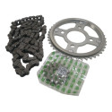 Kit Transmissão Transmissão Aço 1045   Titan Fan 160 2022 Preto