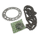 Kit Transmissão Aço 1045   Xre 300 2009 2010 2011 2012 2023 Preto