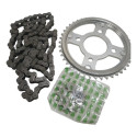 Kit Transmissão Transmissão Aço 1045   Titan Fan 160 2022 Preto