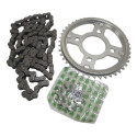 Kit Transmissão Transmissão Aço 1045   Titan Fan 160 2022 Preto