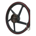 Roda Traseira Liga Leve  Zig 50  2012 2013 2014 2015 2017 Preto