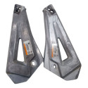 Bacalhau Suporte Pedaleira Dafra Speed  150 2008 2009 2014 Prateado