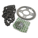 Kit Transmissão Transmissão Aço 1045   Titan Fan 160 2022 Preto