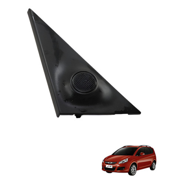 Acabamento Moldura Porta Dianteira Esquerda J6 2011 Preto