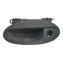 Macaneta Externa Porta Esquerda Chevrolet Celta 2003 2005 Preto Dianteira/traseira