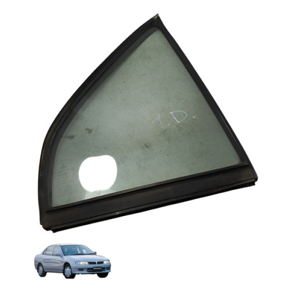 Vidro Vigia Traseiro Direito Mitsubishi Lancer 1997  2000